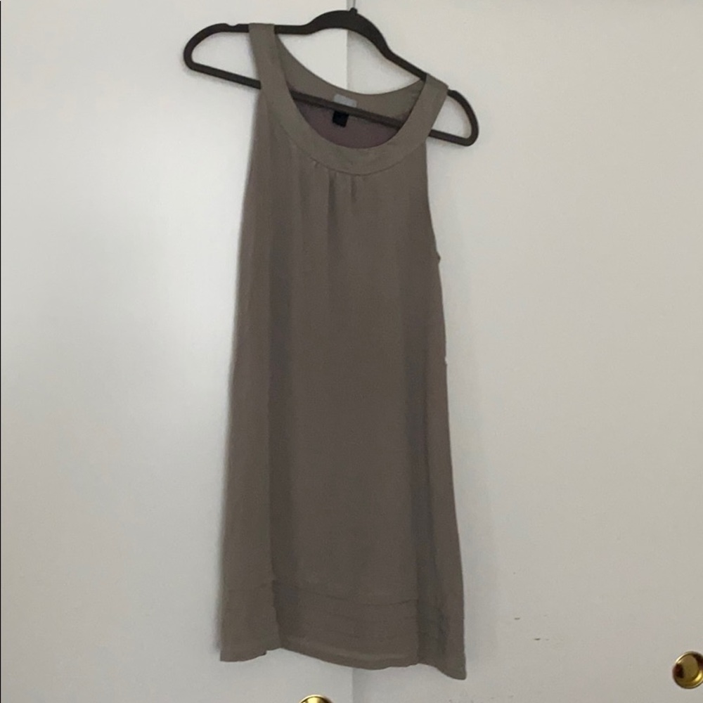 H&M Grey Sleeveless Shift Dress